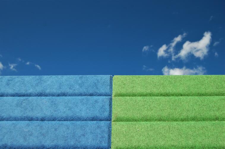 Lärmschutzwand noba kolor. Jede Farbe ist möglich