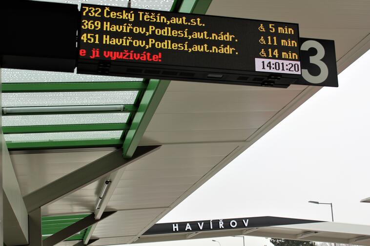 V Havířově dnes slavnostně otevřeli dopravní terminál